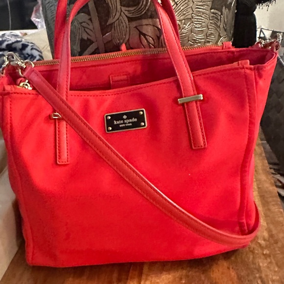 Kate Spade Vibrant Red Tote Bag - Picture 2 of 2